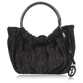 Giorgio Armani Un mini sac en velours Noir
