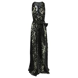 Rachel Zoe Maxikleid aus Spitze Schwarz