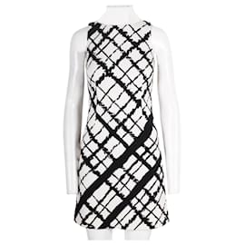 Michael Kors-Printed Sleeveless Dress-Black