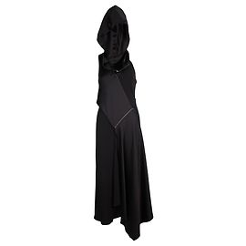 Dkny Robe noire ajourée à capuche Noir