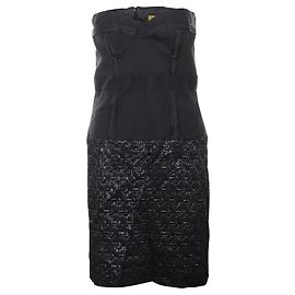 Nicole Miller Robe bustier noire Noir