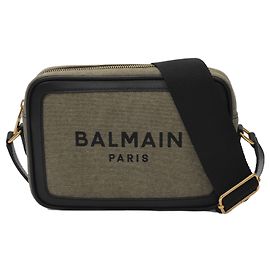 Balmain Estojo para câmera B-Army 22 Bolsa em lona cáqui Verde Caqui