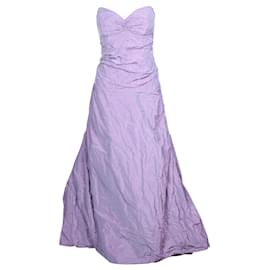 Nicole Miller Robe bustier violette Orange Corail