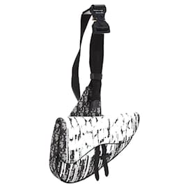 Christian Dior-Dior Dior Oblique Saddle Backpack-Black