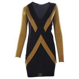 Paul Smith Black Label Wollkleid Schwarz