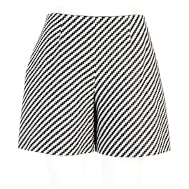 Carven Short Preto e Branco Preto
