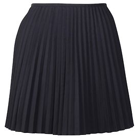 Dkny Minifalda plisada Negro