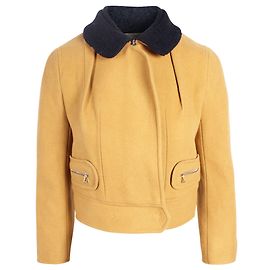 Carven Brown Aviator Jacket Brown