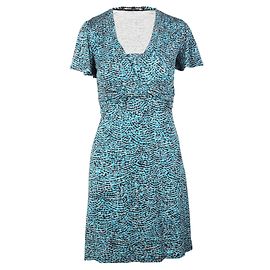 Nanette Lepore Vestido estampado azul Azul