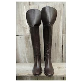 Autre Marque-Fru boots.It shoe size 39 New condition-Dark brown