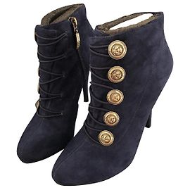 Guess Botines Azul oscuro