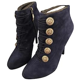 Guess-Ankle Boots-Dark blue