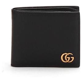 Gucci-Gucci GG Marmont Leather Wallet-Black
