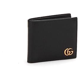 Gucci-Gucci GG Marmont Leather Wallet-Black