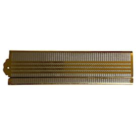 Autre Marque Gold folding comb Gold hardware