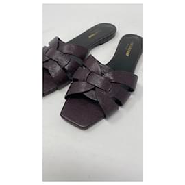 Saint Laurent-Menorca tribute mules-Brown