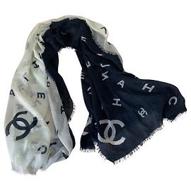 Chanel Schals Marineblau