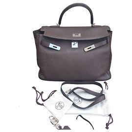 Hermès Kelly 35 Marrone scuro
