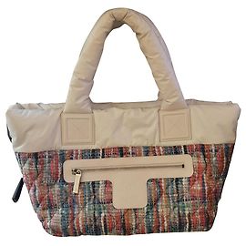 Borsa tote Chanel in nylon multicolore Multicolore