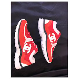 Chanel-Sneakers-Red