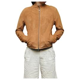 Givenchy Wildlederjacke Größe L Hellbraun