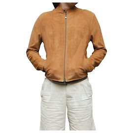 Giacca Givenchy in camoscio taglia L Marrone chiaro