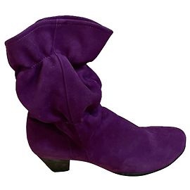 Autre Marque Botas de Tornozelo Arche Roxas em Camurça 40 Roxo