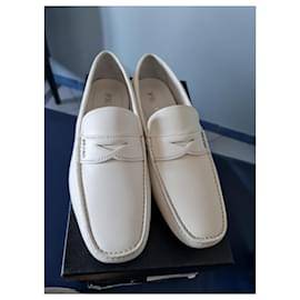 Prada-Mocassins Prada-Blanc