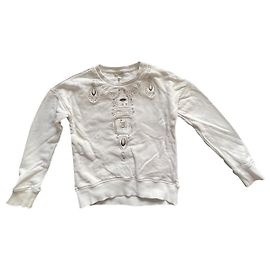 Suéter Kenzo branco de algodão menina 135 cm Branco
