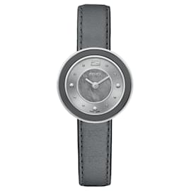 Fendi-Fendi My Way Lacquer Strap Watch-Metallic