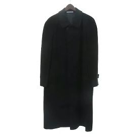 [Used] GIVENCHY Bal collar coat Long cashmere Plain black Black Men [Vector used clothing] 210407 Black