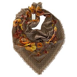 Gucci BLOOMS shawl Multiple colors Mustard