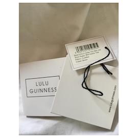 Lulu Guinness-Lulu Guinness Amalia patent leather bag Medium-Beige,Cream
