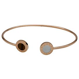 Pulseira Bulgari, "Bulgari-Bulgari", Rosa ouro, olho superior e madrepérola. Outro