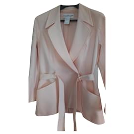Thierry Mugler-Elegant and fitted trench coat-Beige