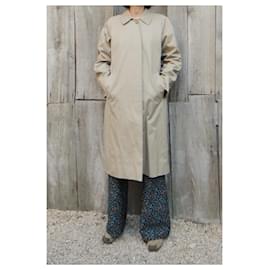 Burberry-capa de chuva feminina Burberry tamanho vintage 36/38-Bege