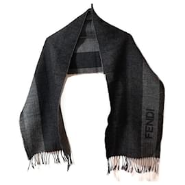 Fendi-Fendi Scarf-Grey