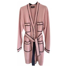Chanel SS21 Défilé Rosa Strickjacke Pink