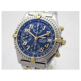 Breitling-BREITLING CHRONOMAT VITESSE PILOSTRAP B WATCH13050 39MM AUTOMATIC STEEL WATCH-Silvery