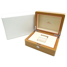 NOVA CAIXA RARA PARA OMEGA SEAMASTER SPEEDMASTER MADEIRA ENVERNIZADA CAIXA DE RELÓGIO Marrom