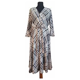 Vestido Weekend Max Mara Blanco y Negro Negro Blanco