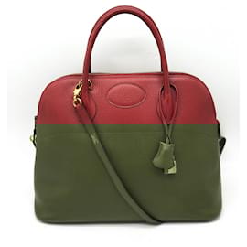 Hermès-Bags Briefcases-Red