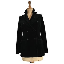 Paul & Joe Black velvet blazer Black
