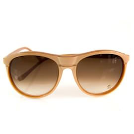 Chloé-Chloe CL 2190 C 03 Degrade Brown Lens Beige Sunglasses-Beige