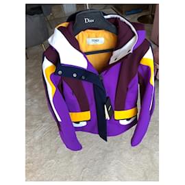 Fendi-Manteaux, Vêtements d'extérieur-Multicolore