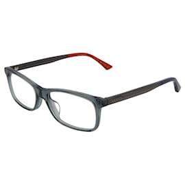 Gucci-Vidros óticos quadrados de acetato-Cinza