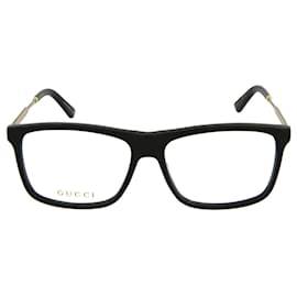 Gucci-Vidros óticos quadrados de acetato-Preto
