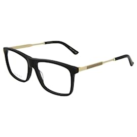 Gucci-Vidros óticos quadrados de acetato-Preto