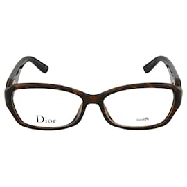 Dior-Rectangle Acetate Optical Frames-Brown