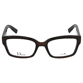 Dior-Square Acetate Optical Frames-Brown